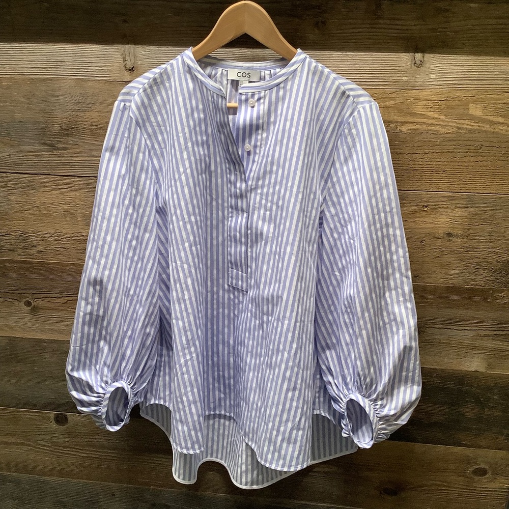 COS Striped Popover Shirt